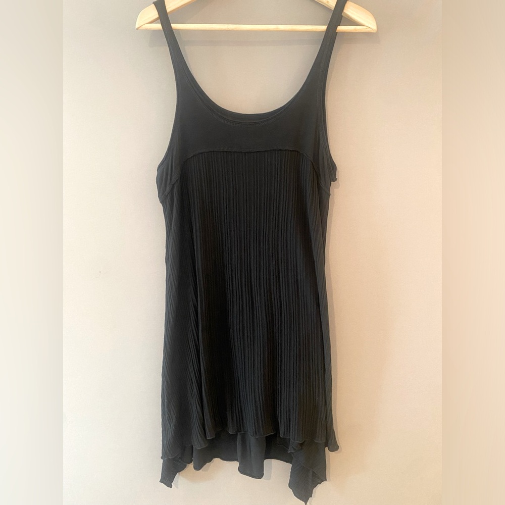 Hard tail spaghetti strap flowly beach cover up dress